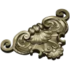Baroque Shell Cartouche STL