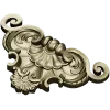 Baroque Shell Cartouche STL