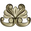 Baroque Acanthus Applique STL for CNC Milling
