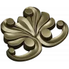 Baroque Acanthus Applique STL for CNC Milling