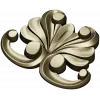 Baroque Acanthus Applique STL for CNC Milling