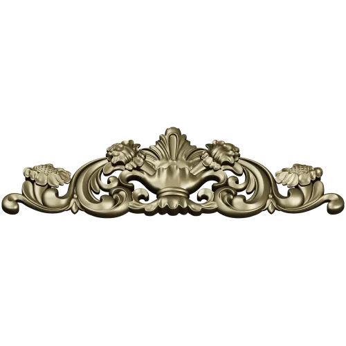 Baroque Acanthus Cartouche - 3D STL for CNC