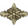 Floral Diamond Rosette - 3D STL Model for CNC