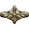 Floral Diamond Rosette - 3D STL Model for CNC
