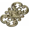 Aurelia Scroll Cartouche - STL 3D model for CNC
