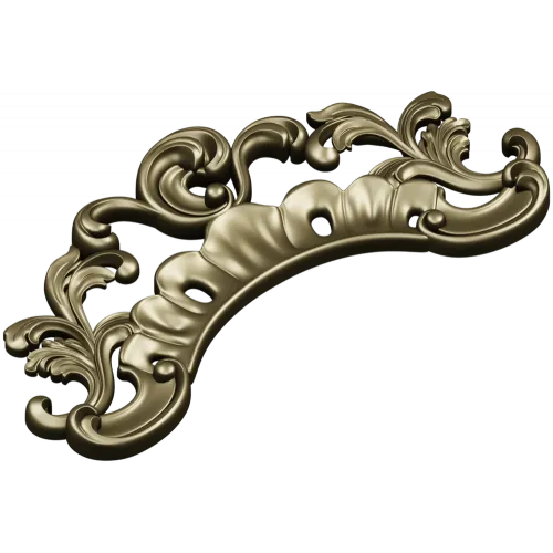 Regal Acanthus Crest - STL 3D model for CNC
