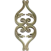 Lyrical Acanthus Drop - STL 3D model for CNC milling