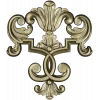 Baroque Acanthus Cartouche - STL 3D model for CNC milling