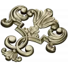 Baroque Acanthus Cartouche - STL 3D model for CNC milling