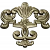 Baroque Acanthus Cartouche - STL 3D model for CNC milling