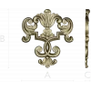 Baroque Acanthus Cartouche - STL 3D model for CNC milling