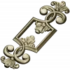 Regal Palmette Cartouche - STL 3D Model for CNC