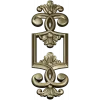 Regal Palmette Cartouche - STL 3D Model for CNC