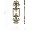 Regal Palmette Cartouche - STL 3D Model for CNC
