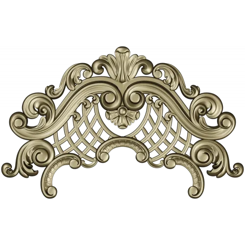 Рокайльный картуш - 3D STL модель для фрезера