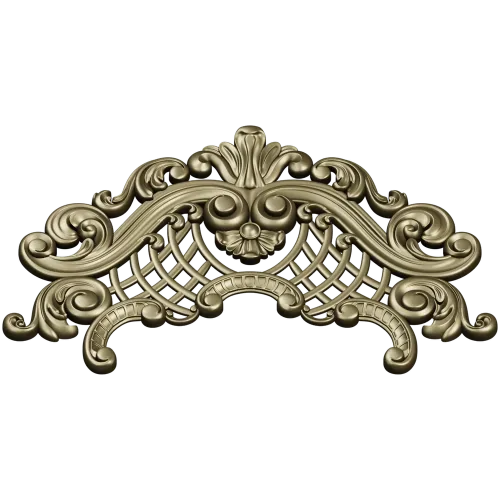 Рокайльный картуш - 3D STL модель для фрезера