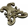 Baroque Acanthus Cartouche STL for CNC Milling
