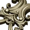 Baroque Acanthus Cartouche STL for CNC Milling