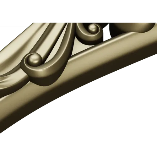Decorative Acanthus Scroll Leg - STL 3D Model for CNC