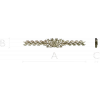 Floral Laurel Bouquet STL for CNC - Decorative Horizontal Applique