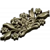 Флорентийский цветочный картуш - 3D модель STL для ЧПУ