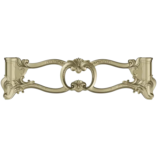 Rococo Oval Cartouche STL for CNC Milling