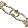 Rococo Oval Cartouche STL for CNC Milling