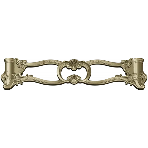 Rococo Oval Cartouche STL for CNC Milling