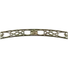 Дуговая ажурная накладка с розеткой - 3D модель STL для ЧПУ