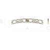 Дуговая ажурная накладка с розеткой - 3D модель STL для ЧПУ
