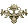 Baroque Floral Cartouche STL for CNC Milling