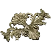 Baroque Floral Cartouche STL for CNC Milling