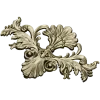Baroque Floral Cartouche STL for CNC Milling