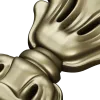 Floral cartouche high-relief STL for CNC