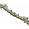 Rococo floral swag 3D model STL for CNC