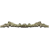 Rococo floral swag 3D model STL for CNC