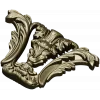 Baroque Corner Acanthus STL