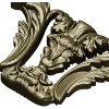 Baroque Corner Acanthus STL
