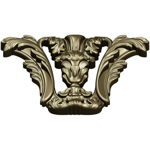 Baroque Corner Acanthus STL