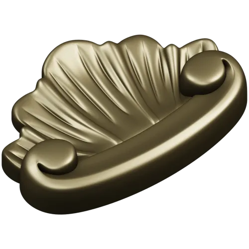 Ракушка Рококо - декоративная 3D модель STL для ЧПУ