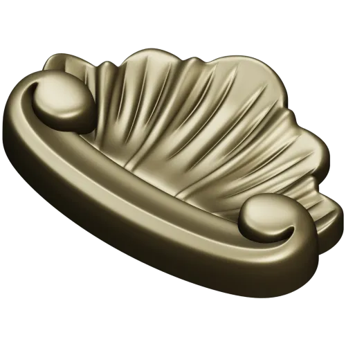 Ракушка Рококо - декоративная 3D модель STL для ЧПУ