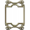 Ornate Rococo Vertical Frame STL for CNC