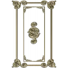 Ornamental Rectangular Panel - STL 3D Model for CNC