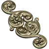 Acanthus Scroll Vertical Applique - STL 3D Model for CNC