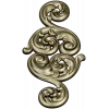 Acanthus Scroll Vertical Applique - STL 3D Model for CNC