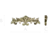 Rococo floral cartouche STL for CNC