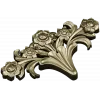 Rose Acanthus Crest - STL 3D model for CNC carving