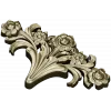 Rose Acanthus Crest - STL 3D model for CNC carving