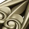 Акантовая вертикальная накладка - 3D модель STL для ЧПУ