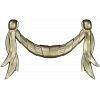 Baroque Ribbon Swag STL 3D Model for CNC